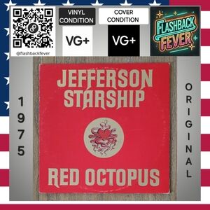 JEFFERSON STARSHIP•Red Octopus•Grunt (#BFL1-0999)•Indianapolis Pressing